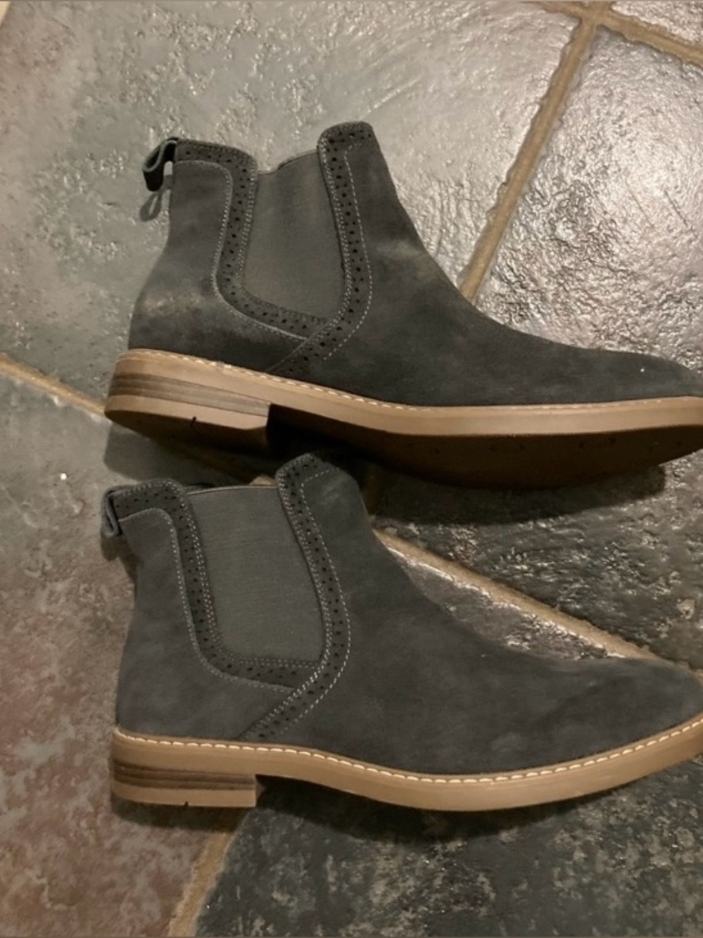 Bruno Marc Men's Suede Leather Chelsea Boots Size 8.5